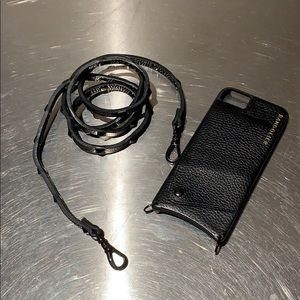 phone case + attachable strap